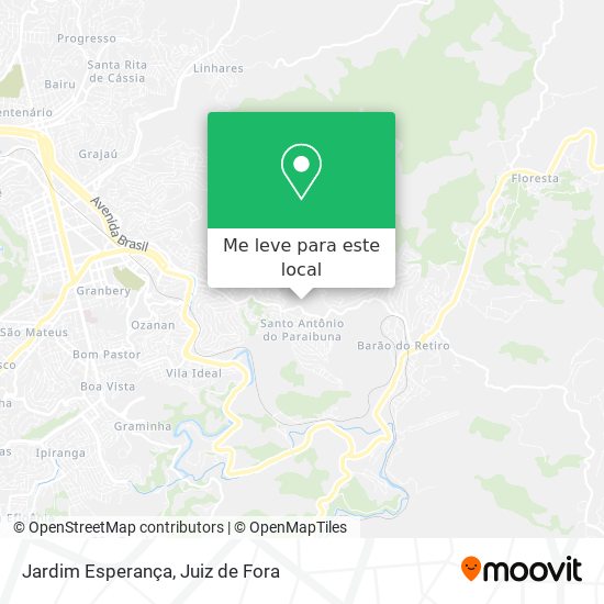Jardim Esperança mapa