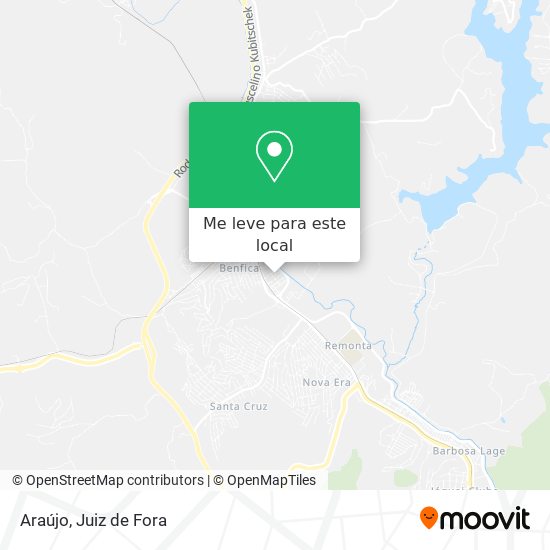 Araújo mapa