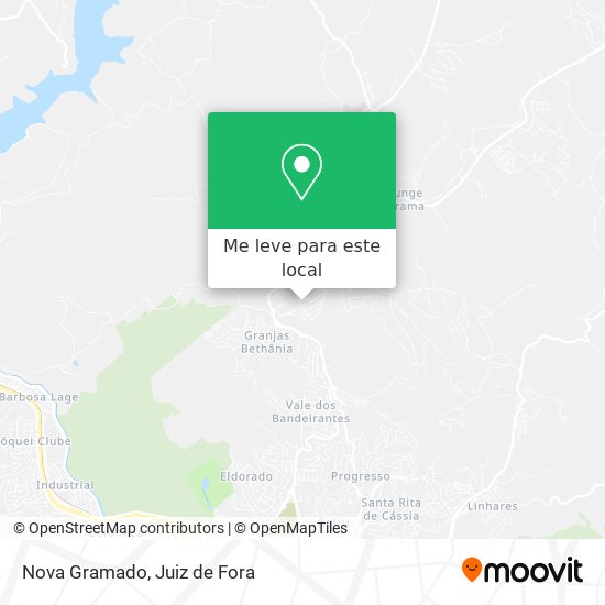 Nova Gramado mapa