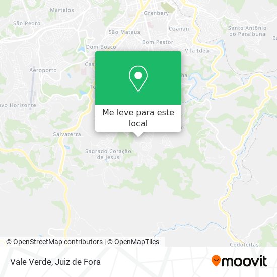 Vale Verde mapa