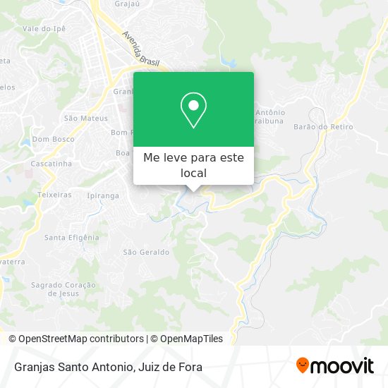 Granjas Santo Antonio mapa
