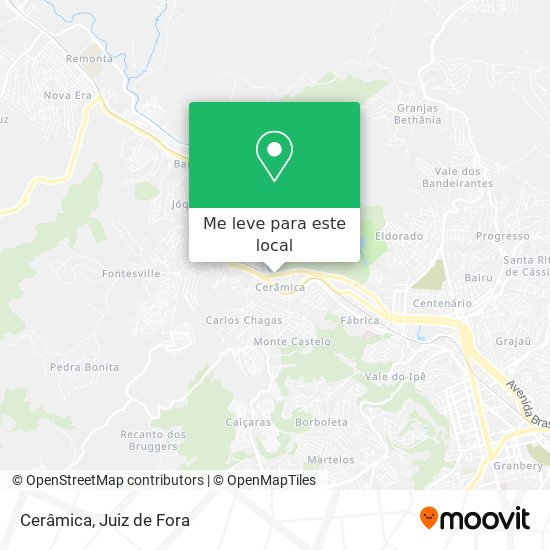 Cerâmica mapa