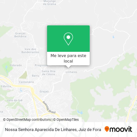 Nossa Senhora Aparecida De Linhares mapa