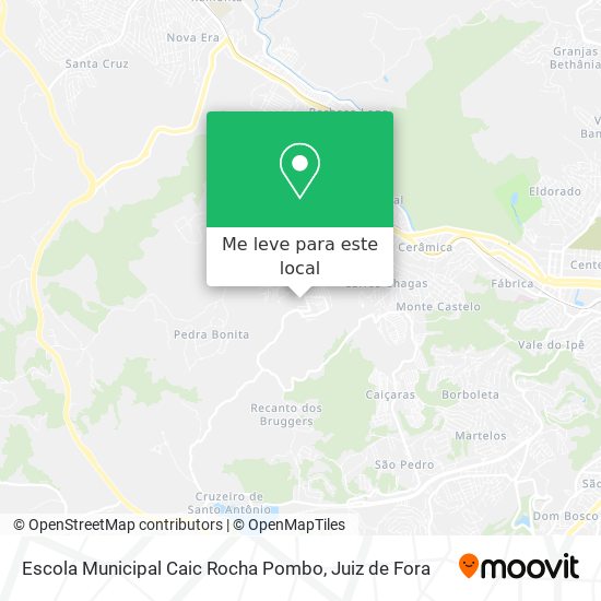 Escola Municipal Caic Rocha Pombo mapa