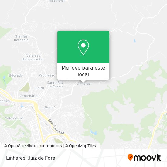 Linhares mapa