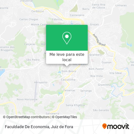 Faculdade De Economia mapa