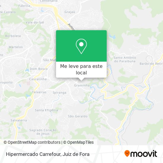 Hipermercado Carrefour mapa
