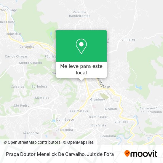 Praça Doutor Menelick De Carvalho mapa