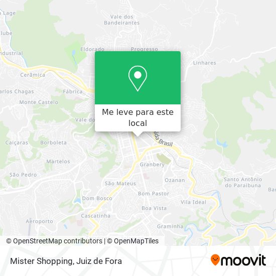 Mister Shopping mapa