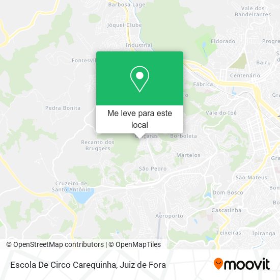 Escola De Circo Carequinha mapa
