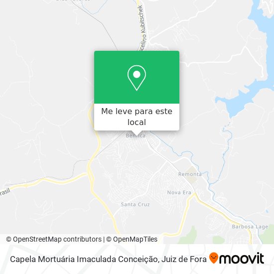 Capela Mortuária Imaculada Conceição mapa