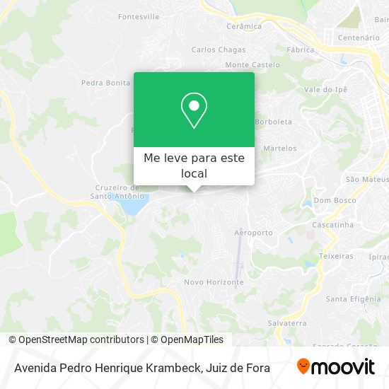 Avenida Pedro Henrique Krambeck mapa