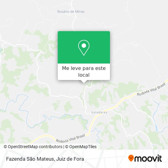 Fazenda São Mateus mapa