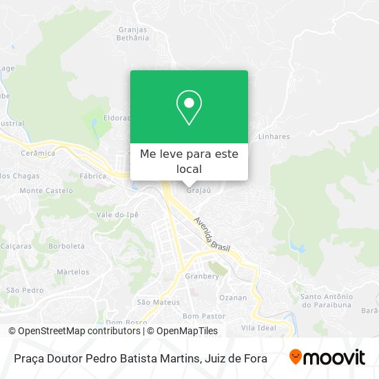 Praça Doutor Pedro Batista Martins mapa