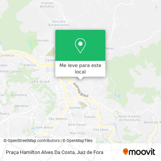 Praça Hamilton Alves Da Costa mapa
