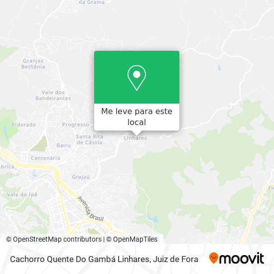 Cachorro Quente Do Gambá Linhares mapa