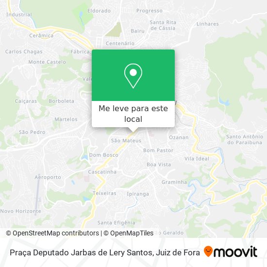 Praça Deputado Jarbas de Lery Santos mapa