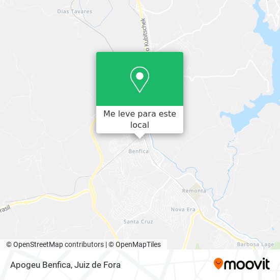 Apogeu Benfica mapa