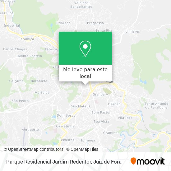 Parque Residencial Jardim Redentor mapa