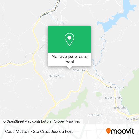 Casa Mattos - Sta Cruz mapa