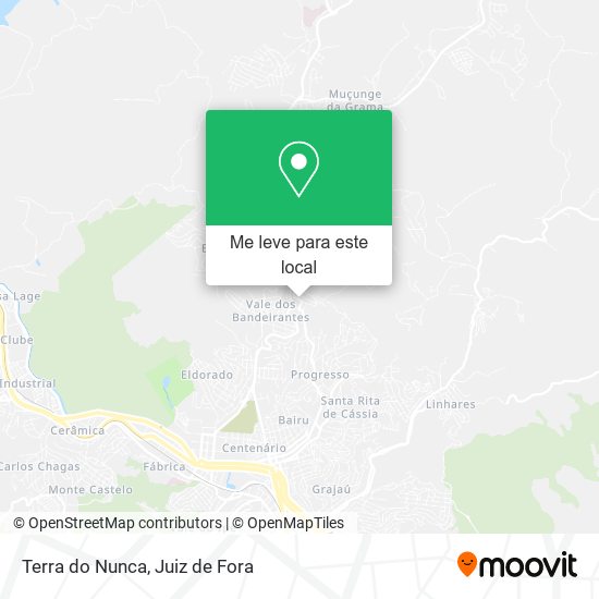 Terra do Nunca mapa