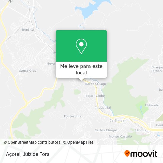 Açotel mapa