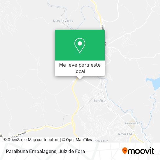 Paraibuna Embalagens mapa
