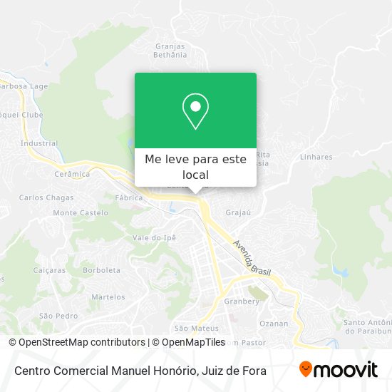 Centro Comercial Manuel Honório mapa