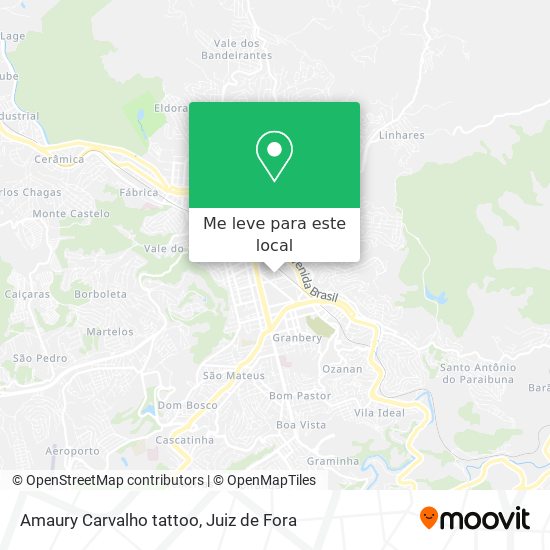 Amaury Carvalho tattoo mapa