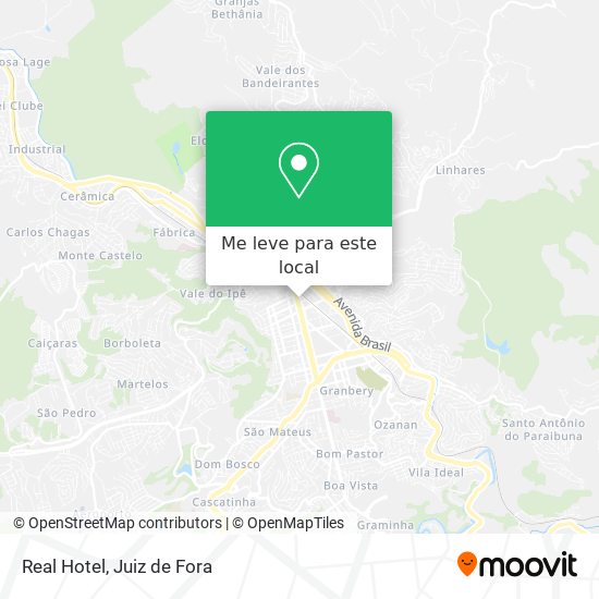 Real Hotel mapa