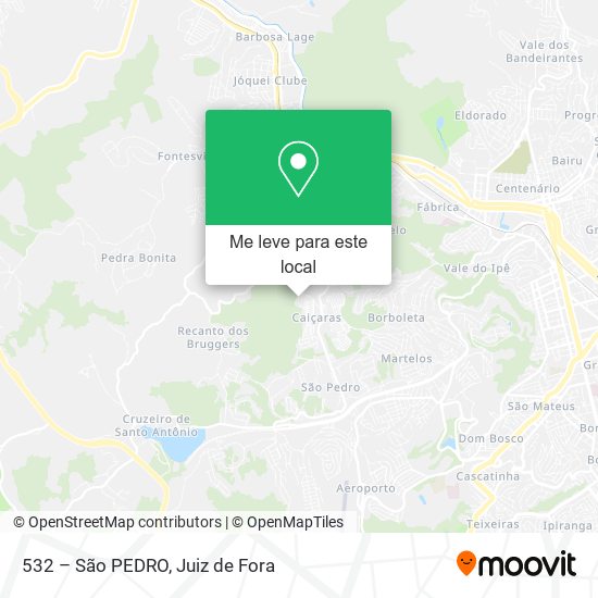 532 – São PEDRO mapa