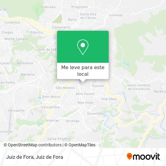 Juiz de Fora mapa
