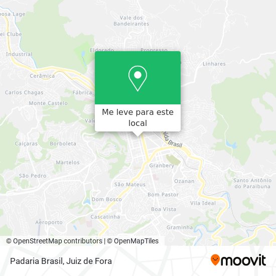 Padaria Brasil mapa