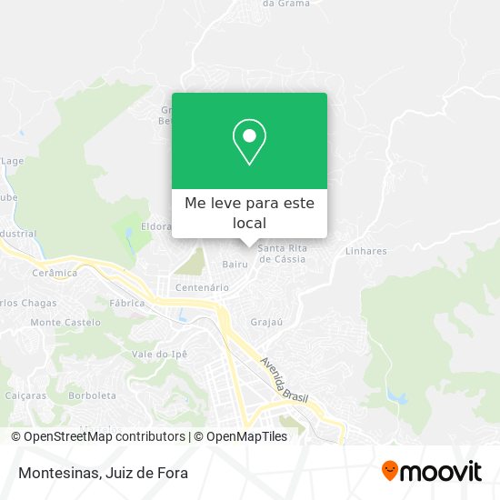 Montesinas mapa