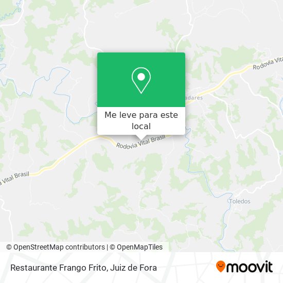 Restaurante Frango Frito mapa