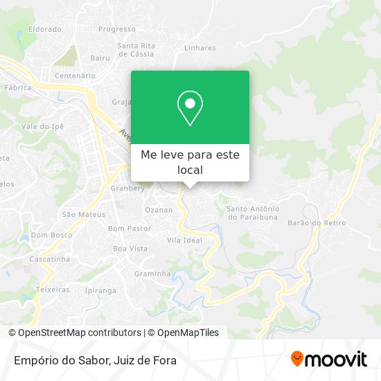Empório do Sabor mapa