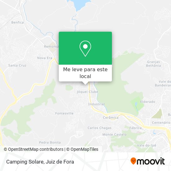 Camping Solare mapa