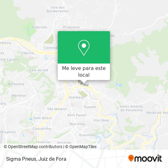 Sigma Pneus mapa
