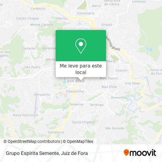 Grupo Espírita Semente mapa