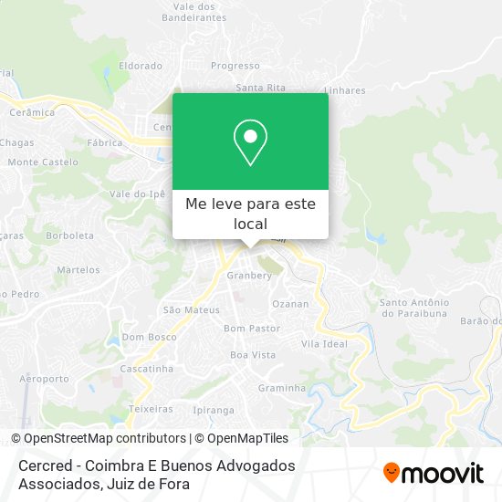 Cercred - Coimbra E Buenos Advogados Associados mapa