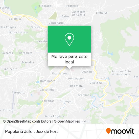 Papelaria Jufor mapa