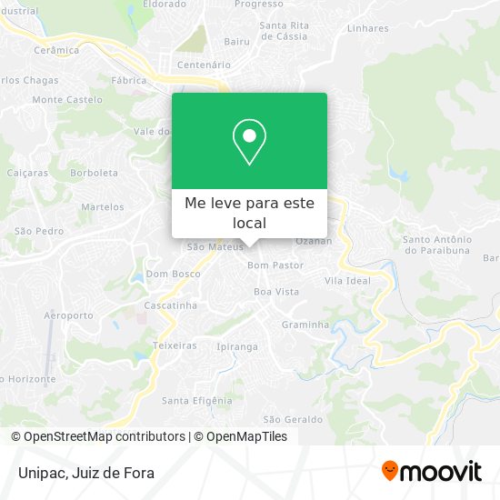 Unipac mapa