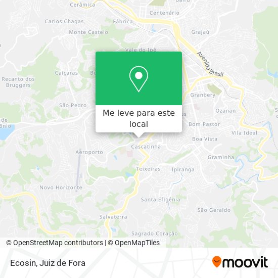 Ecosin mapa