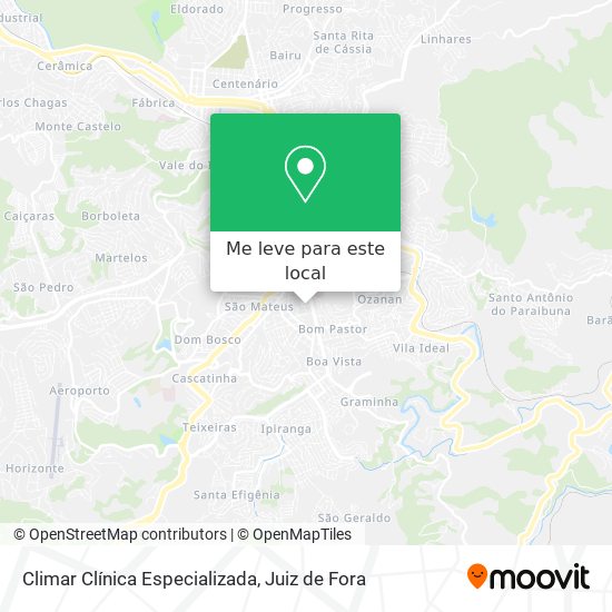 Climar Clínica Especializada mapa