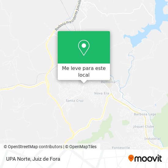 UPA Norte mapa