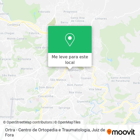 Ortra - Centro de Ortopedia e Traumatologia mapa