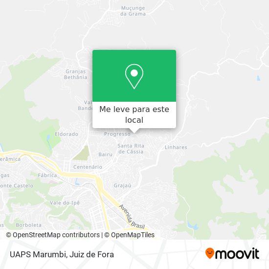 UAPS Marumbi mapa