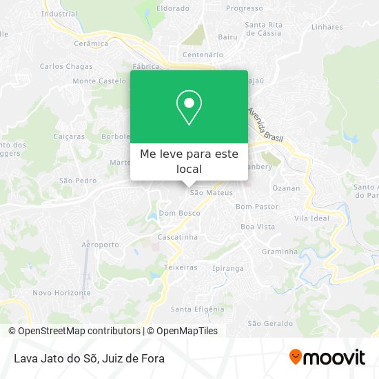 Lava Jato do Sõ mapa