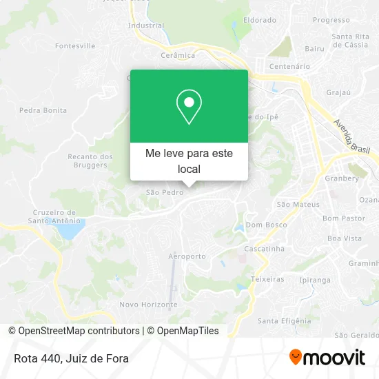 Rota 440 mapa