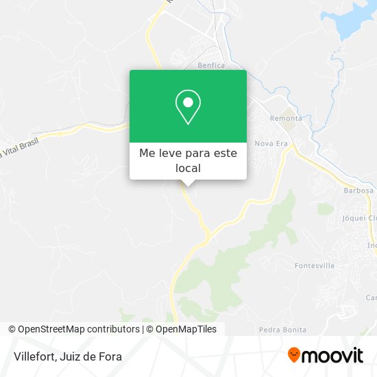 Villefort mapa